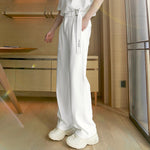 Ribbon Pleated Pants