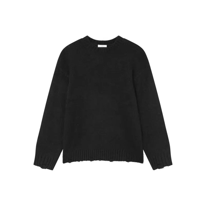 Ripped Crewneck Sweater