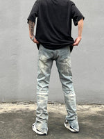 Ripped Graffiti Jeans