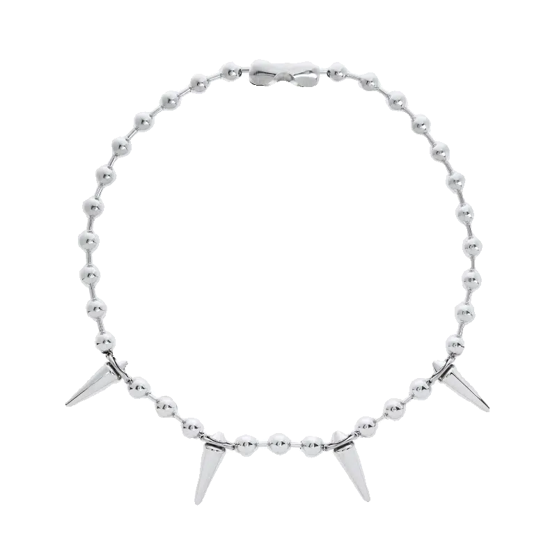 Rivet Ball Necklace Choker