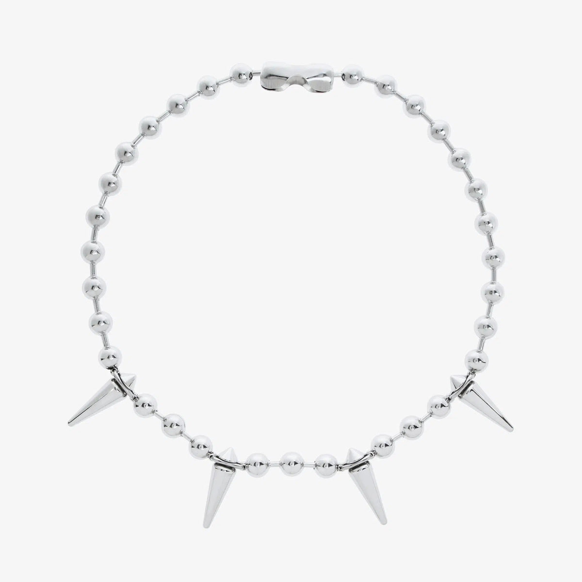 Rivet Ball Necklace Choker