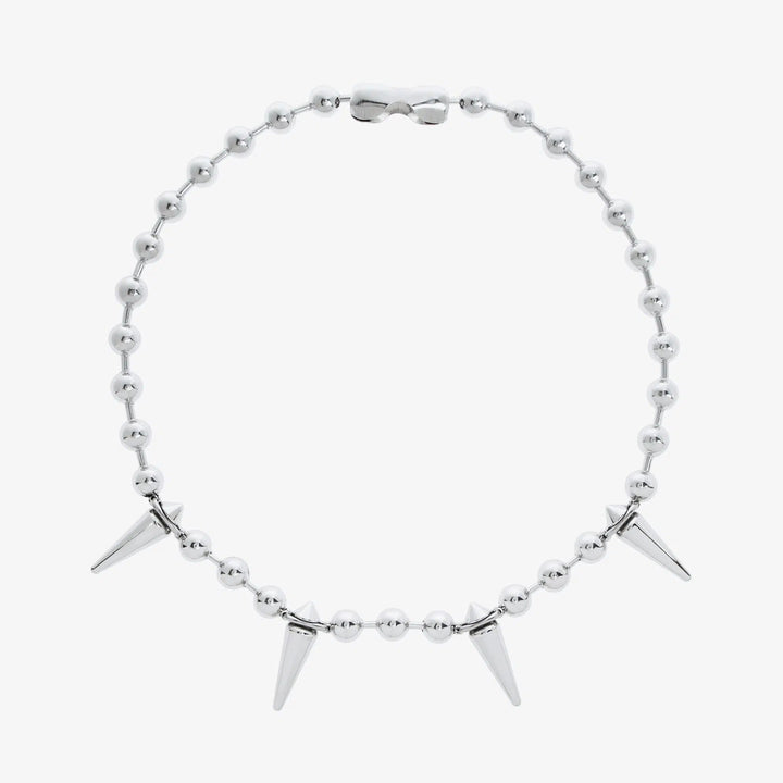 Rivet Ball Necklace Choker