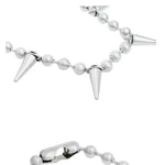 Rivet Ball Necklace Choker