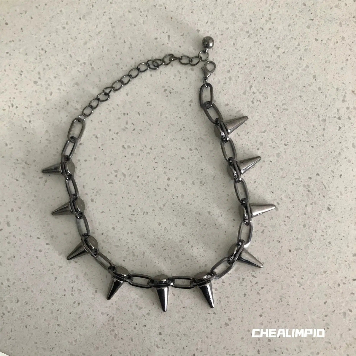 Rivet Bullet Chain Necklace