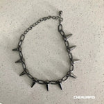 Rivet Bullet Chain Necklace