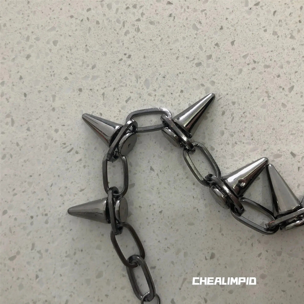 Rivet Bullet Chain Necklace