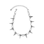 Rivet Bullet Chain Necklace