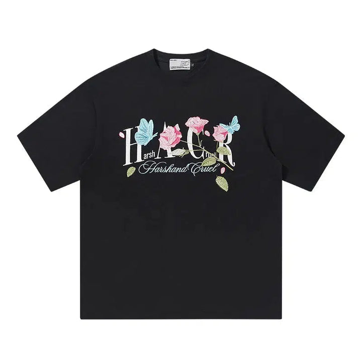 Rose Graphic Short-Sleeve T-shirt