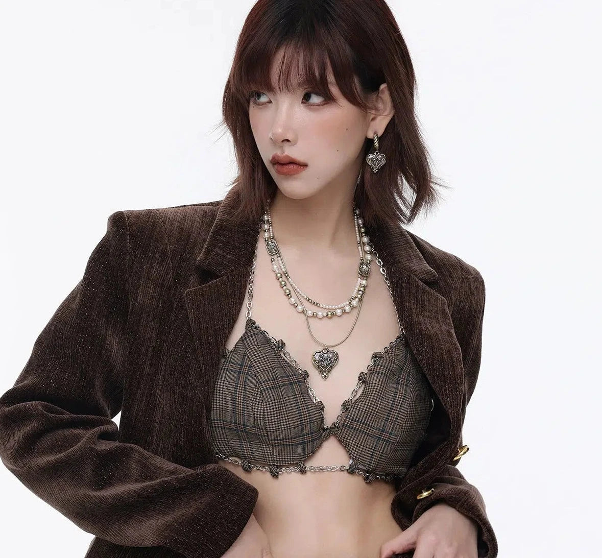 Rose Pendant Earrings