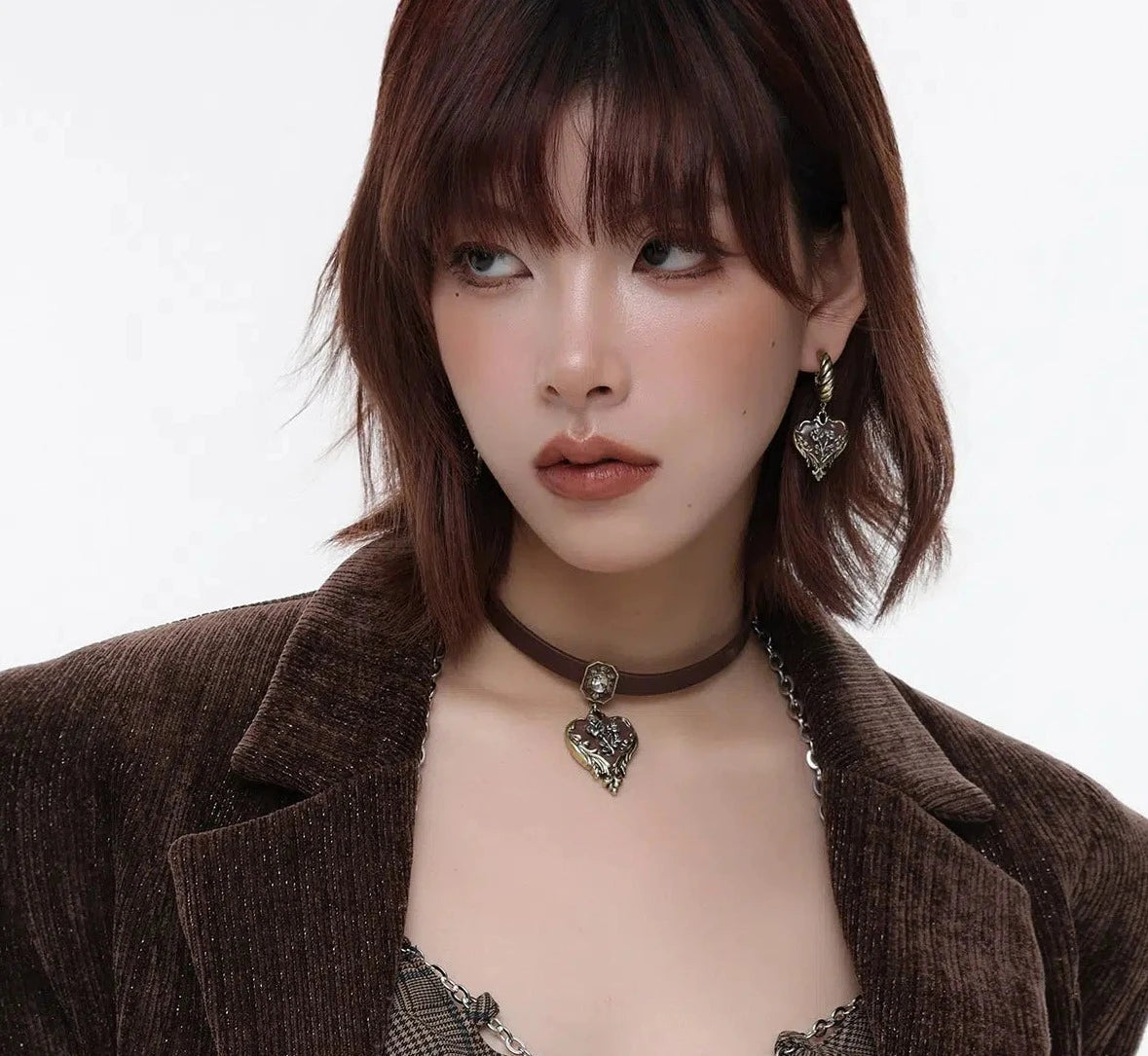 Rose Pendant Earrings