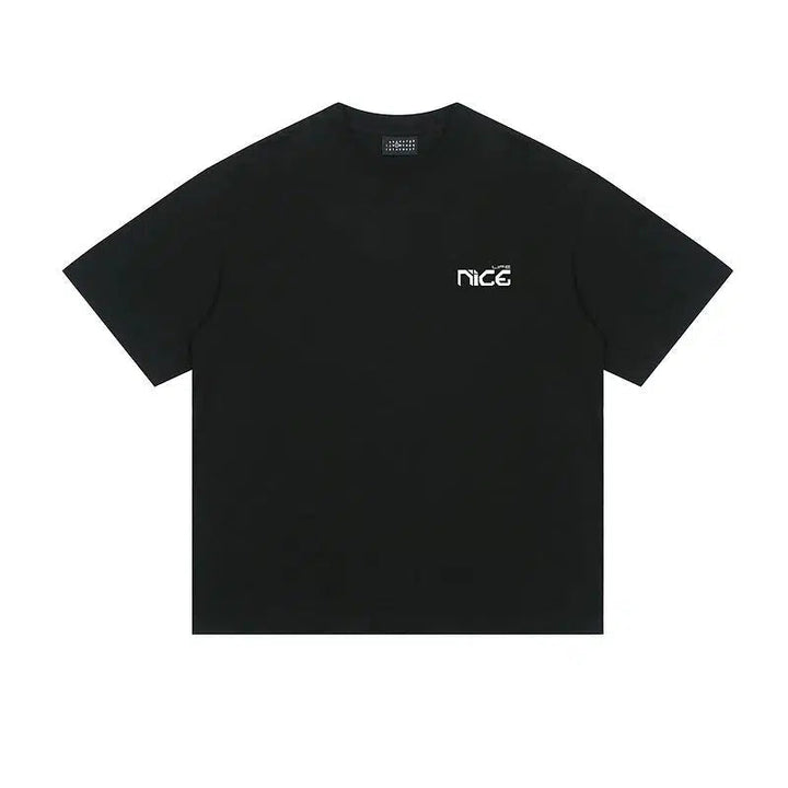 Rotating Line Short-sleeved T-shirt