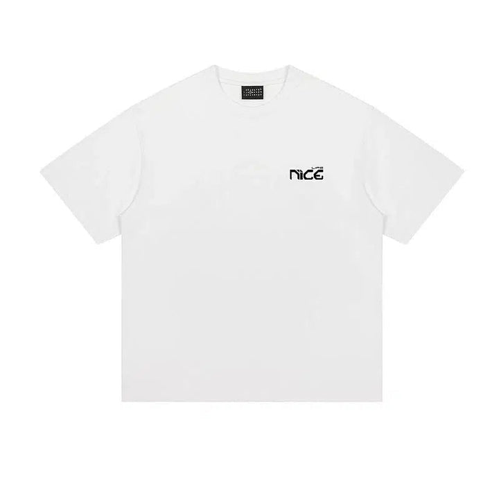 Rotating Line Short-sleeved T-shirt