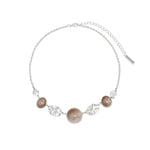 Round Button Necklace