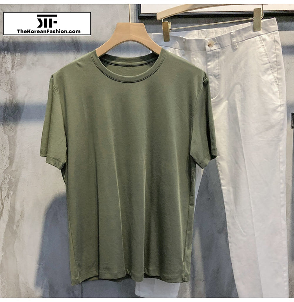 Round Neck Basic T-Shirt