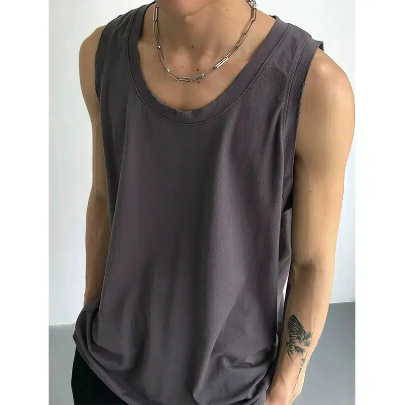 Round Neck Bottoming Sleeveless Vest