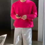 Round Neck Knitted Loose Sweater