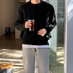 Round Neck Knitted Loose Sweater