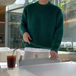 Round Neck Knitted Loose Sweater