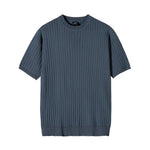 Round Neck Knitted T-shirt
