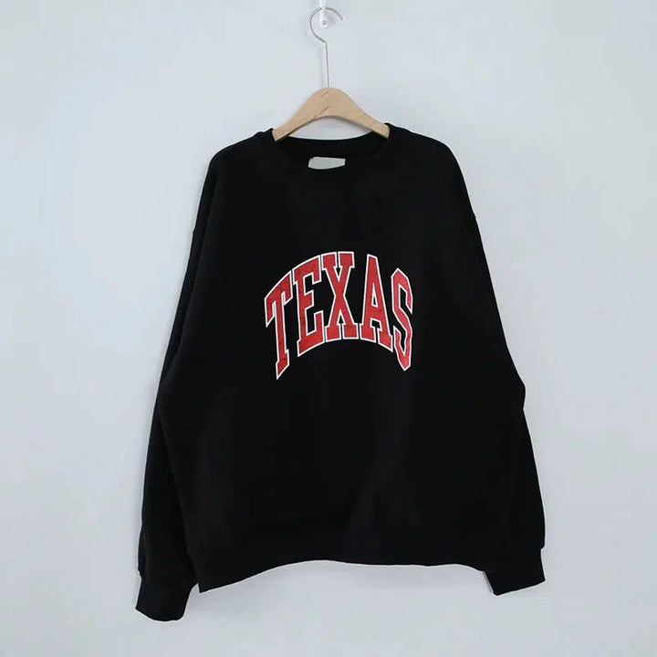 Round Neck Printed Sweatshirt