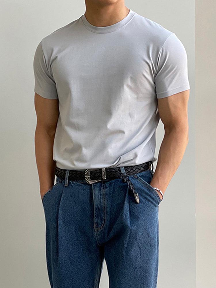 Round Neck Slim Fit T-shirt