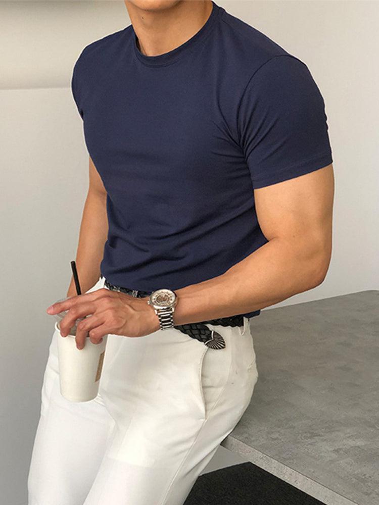 Round Neck Slim Fit T-shirt
