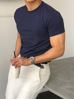 Round Neck Slim Fit T-shirt