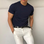 Round Neck Slim Fit T-shirt