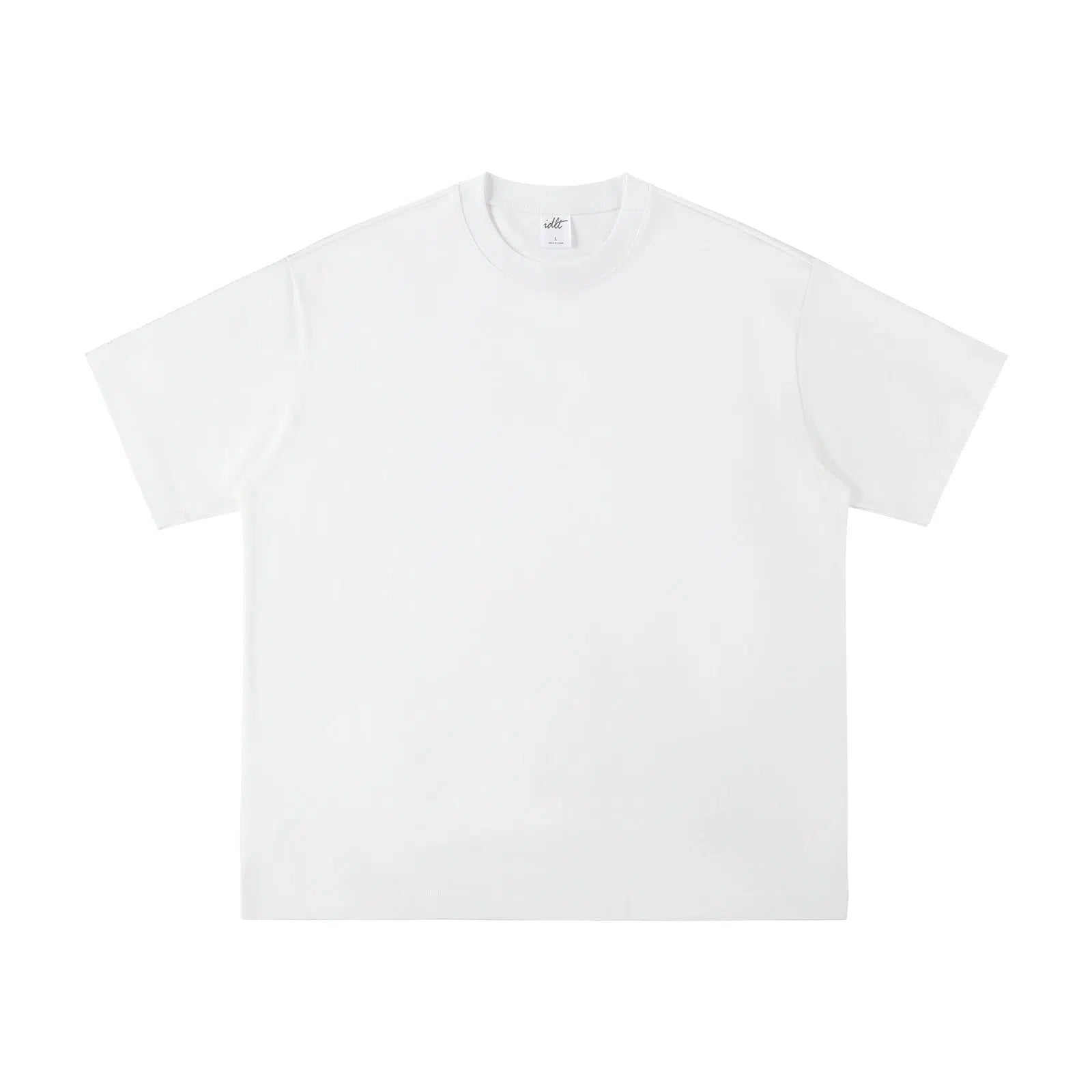 Round Neck Solid Color T-shirt