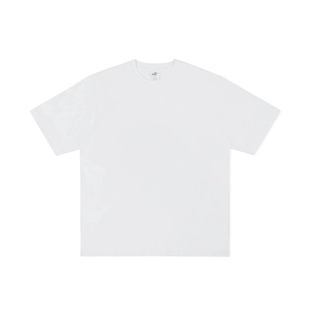 Round Neck Solid Color T-shirt