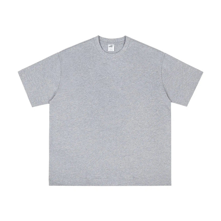 Round Neck Solid Color T-shirt