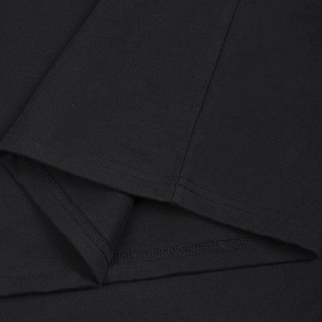Round Neck Solid Color T-shirt