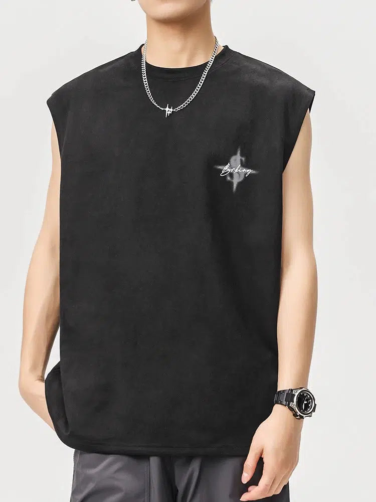 Round Neck Sports Tank Top