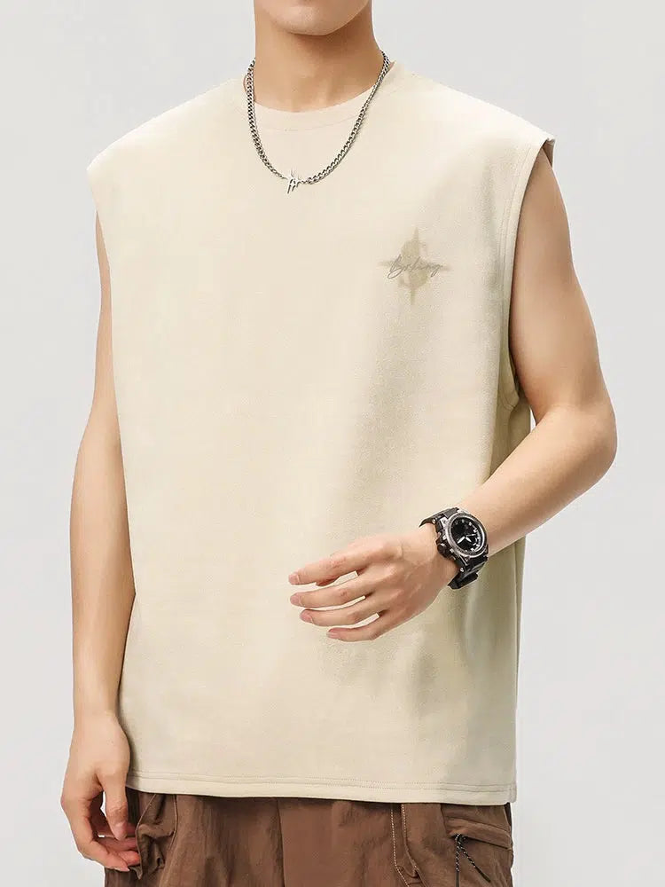 Round Neck Sports Tank Top