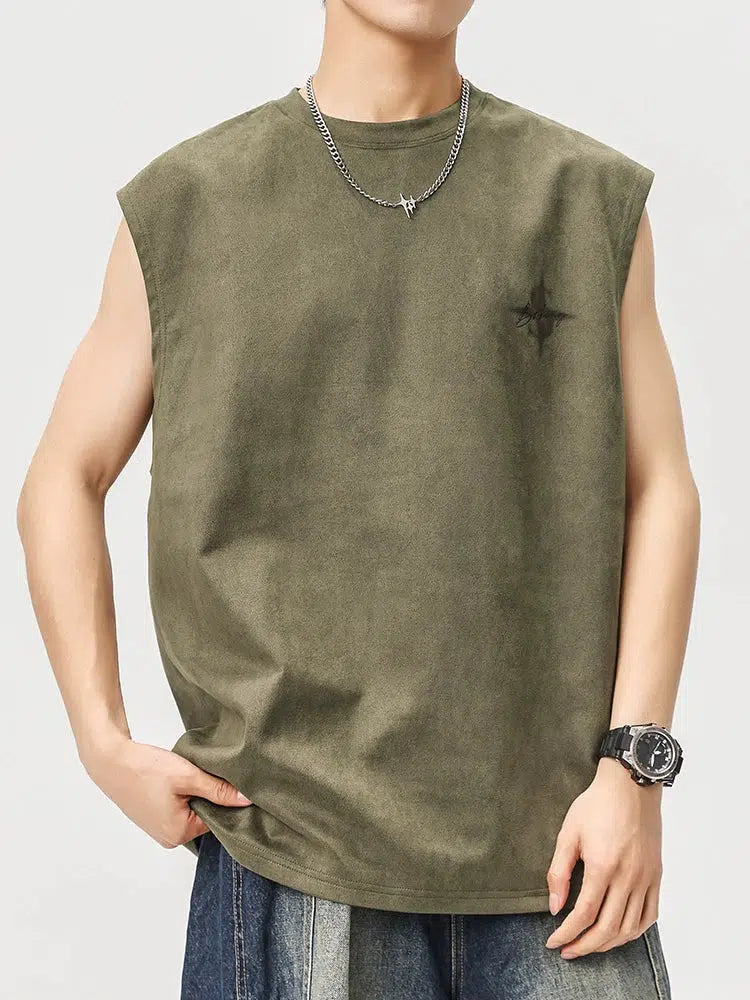 Round Neck Sports Tank Top