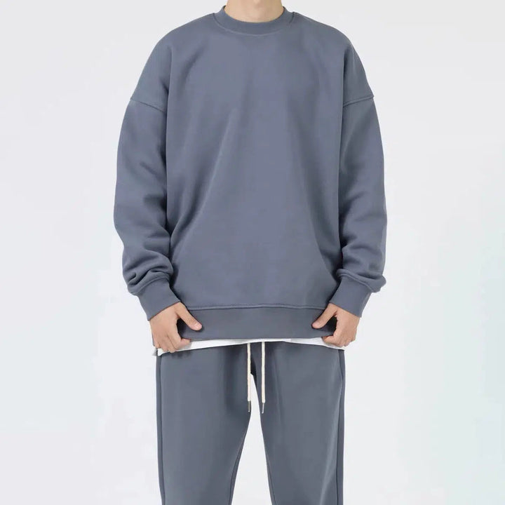 Round Neck Sweatshirt Plus Velvet