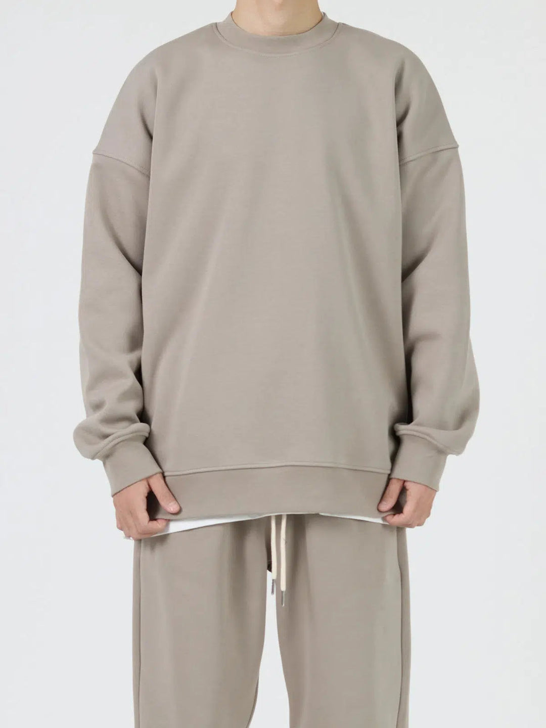 Round Neck Sweatshirt Plus Velvet