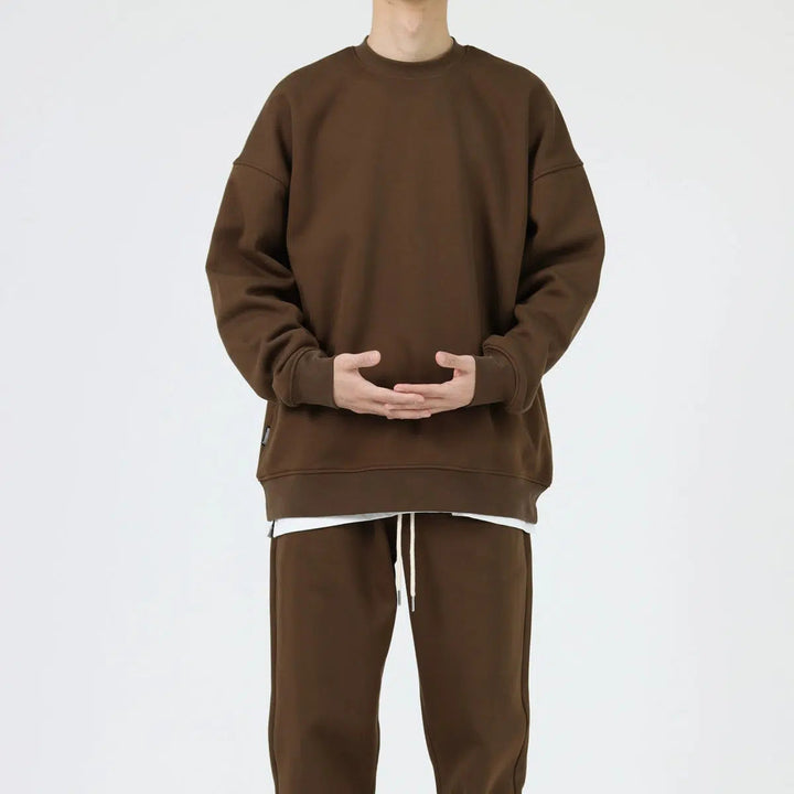 Round Neck Sweatshirt Plus Velvet