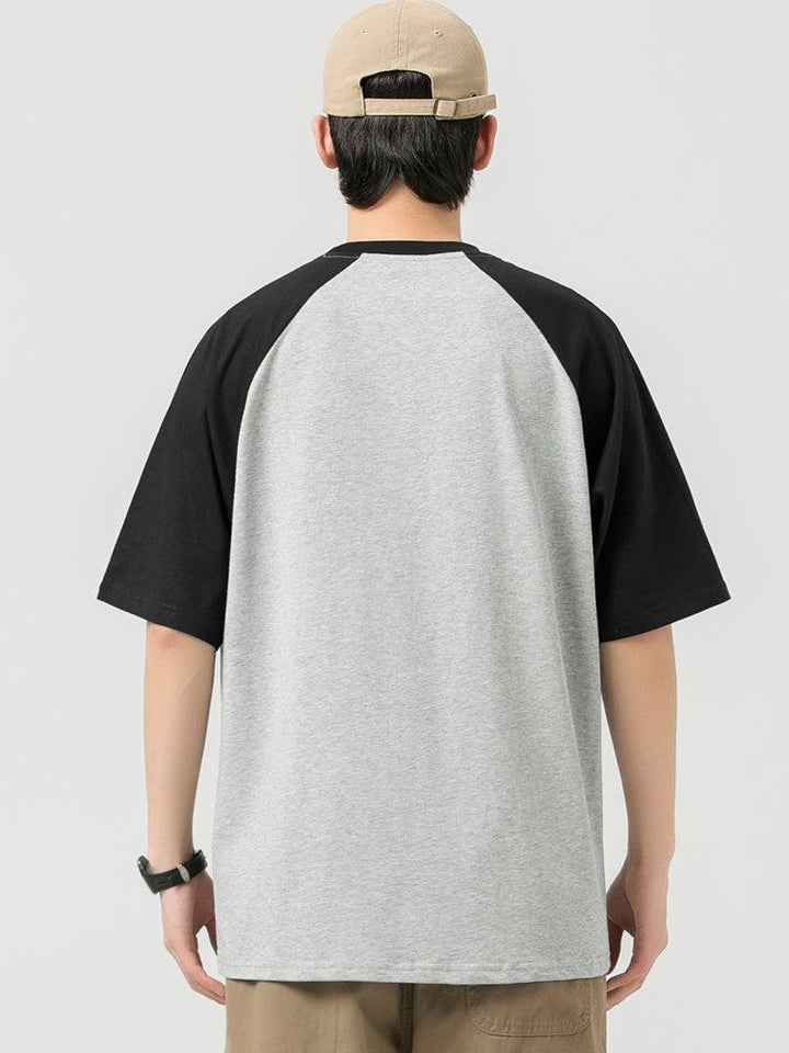 Round Neck Text Print T-shirt