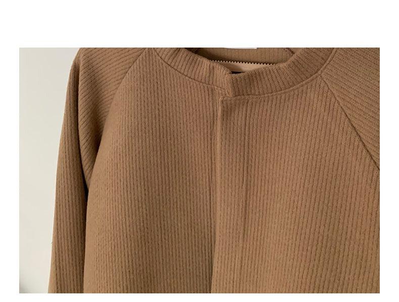 Round Neck Versatile Knitwear Cardigan