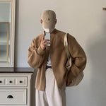 Round Neck Versatile Knitwear Cardigan