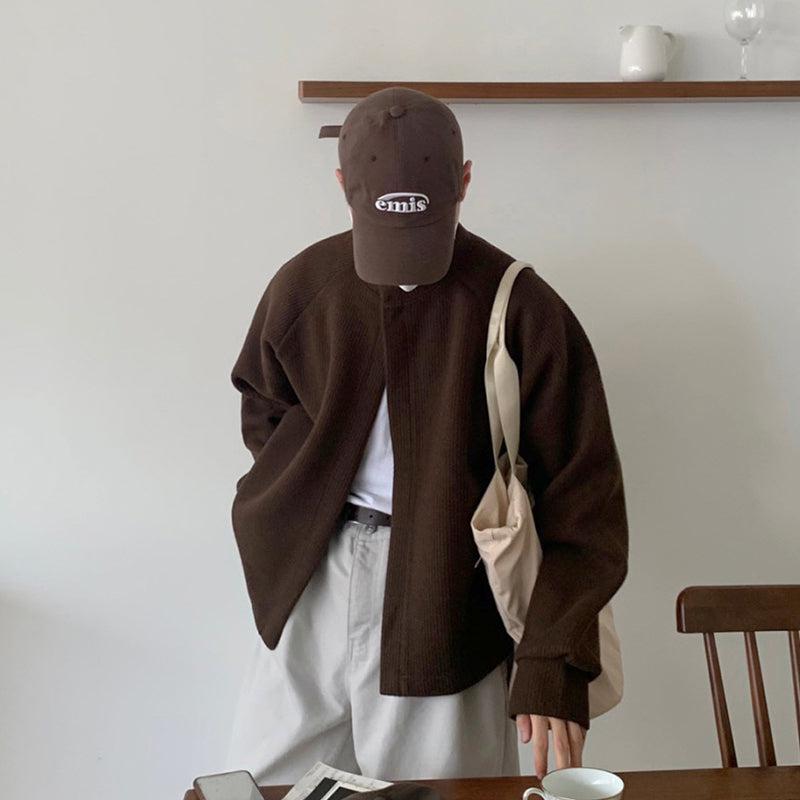 Round Neck Versatile Knitwear Cardigan