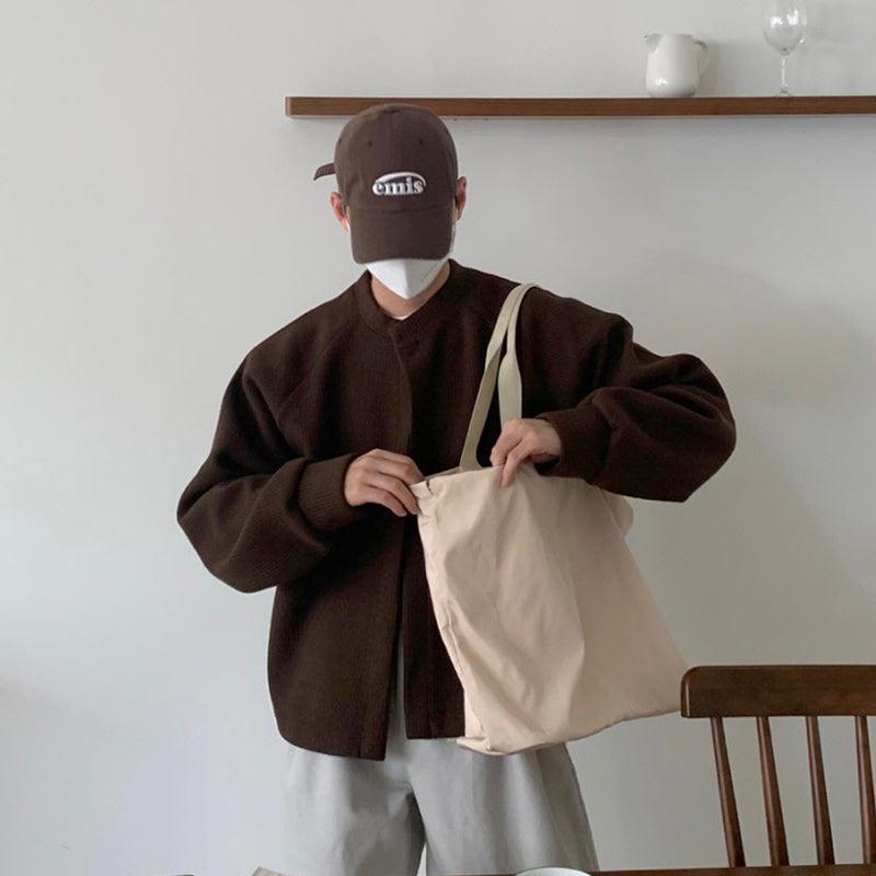 Round Neck Versatile Knitwear Cardigan