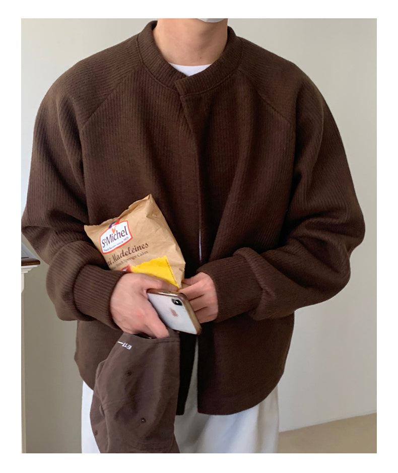 Round Neck Versatile Knitwear Cardigan