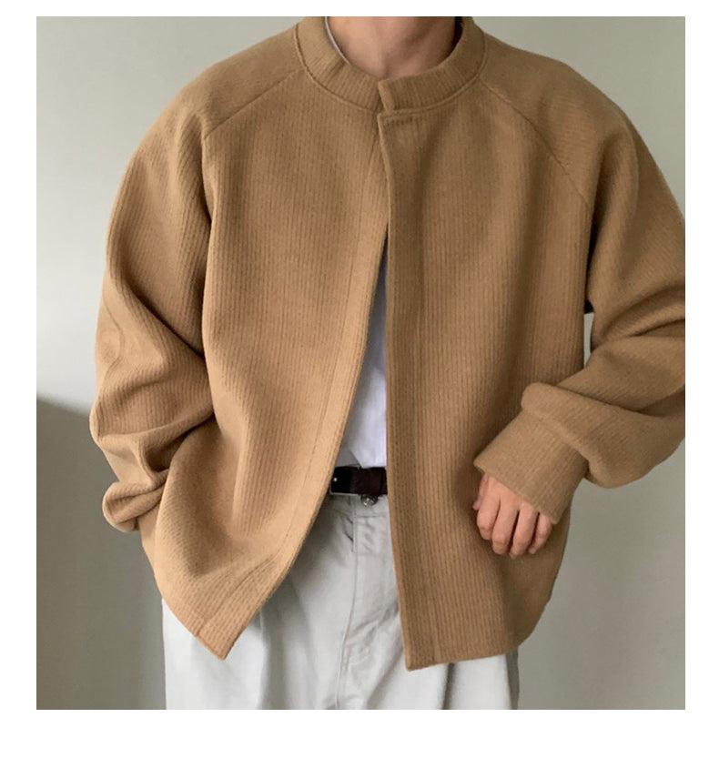 Round Neck Versatile Knitwear Cardigan