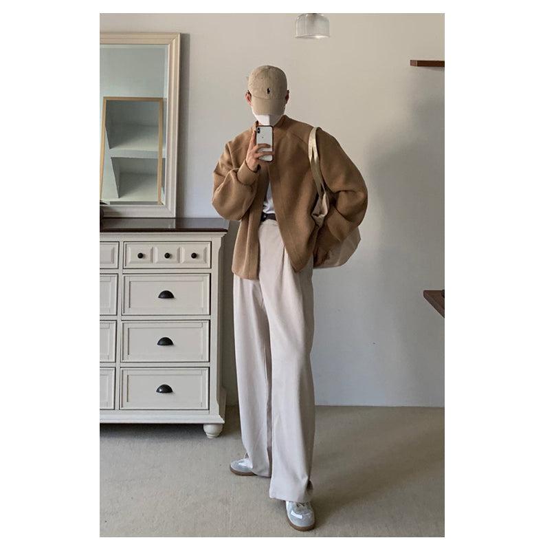 Round Neck Versatile Knitwear Cardigan