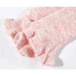 Bow Accents Ruffled Knit Cardigan