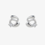 S-shaped Stud Earrings