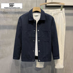 Seersucker Workwear Long-sleeved Shirt