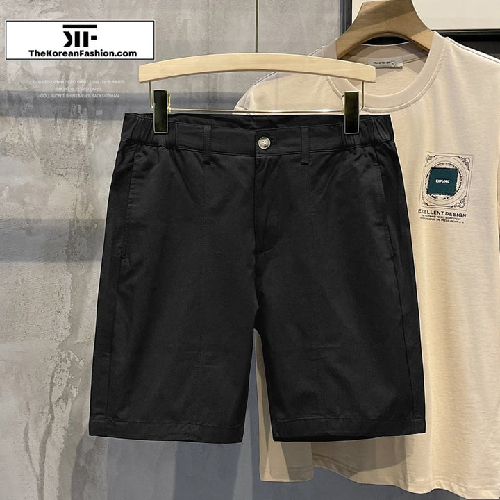 Semi-elastic Waist Breathable Shorts